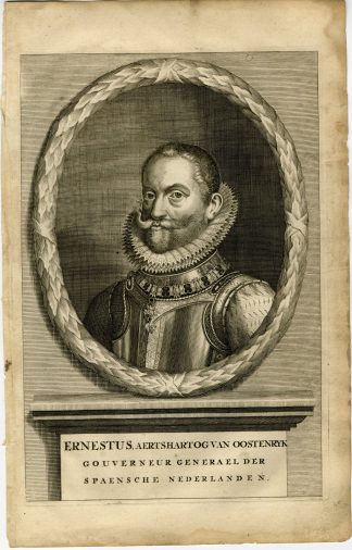 Antique Print-ERNESTUS OF AUSTRIA-ARCHDUKE-PORTRAIT-de Groot-1681