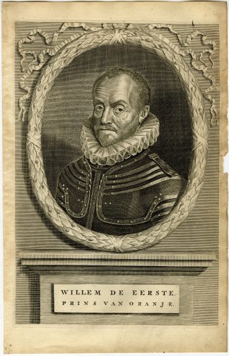 Antique Print-WILLIAM PRINCE OF ORANGE-THE SILENT-PORTRAIT-de Groot-1681