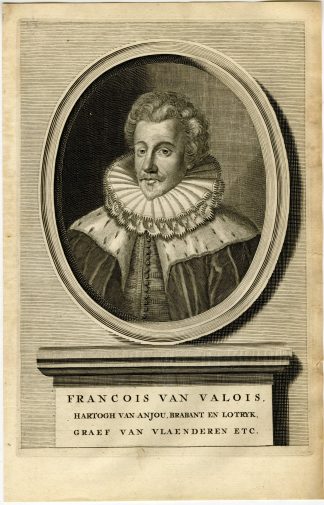 Antique Print-FRANCOIS DE VALOIS-DUKE OF ANJOU-PORTRAIT-de Groot-1681