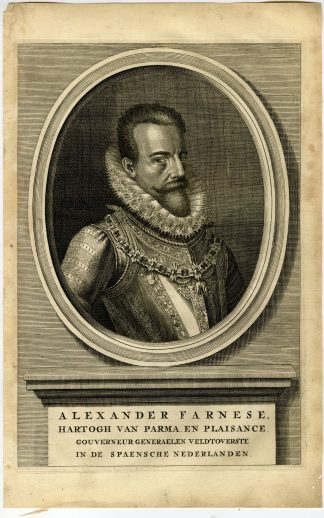 Antique Print-ALEXANDER FARNESE-DUKE OF PARMA-PORTRAIT-de Groot-1681
