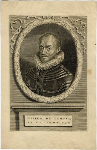 Antique Print-WILLIAM PRINCE OF ORANGE-THE SILENT-PORTRAIT-de Groot-1681