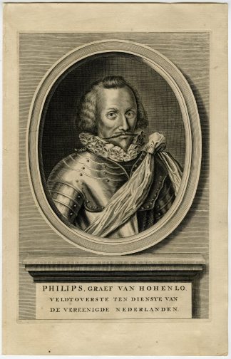 Antique Print-PHILIP OF HOHENLOHE NEUENSTEIN-COUNT-PORTRAIT-de Groot-1681