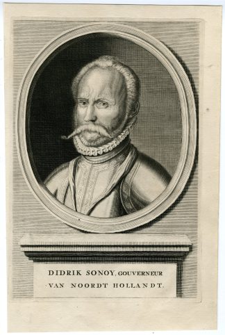 Antique Print-DIEDERIK SONOY-SNOEY-DUTCH GEUZEN-PORTRAIT-de Groot-1681