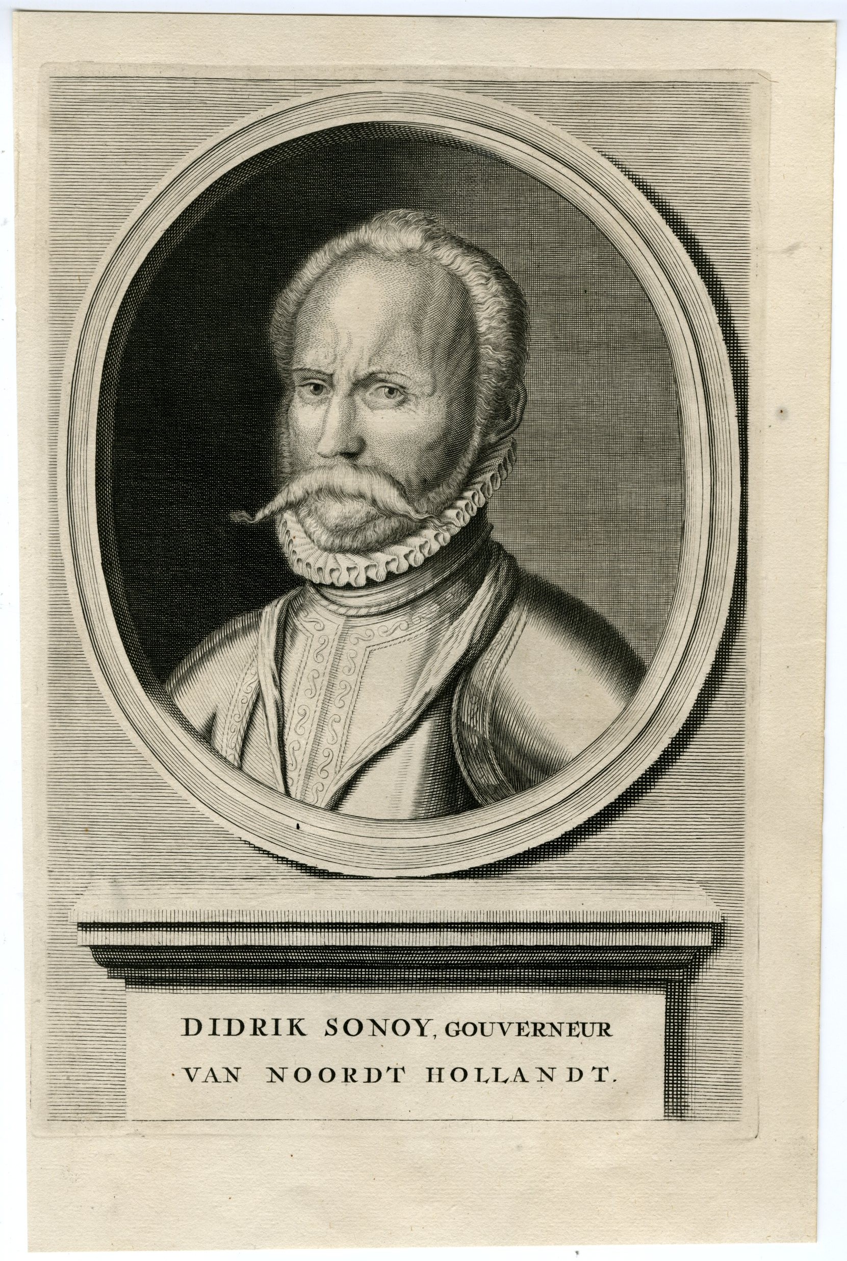 , Antique Print-DIEDERIK SONOY-SNOEY-DUTCH GEUZEN-PORTRAIT-de Groot-1681, Pictura Antique Prints