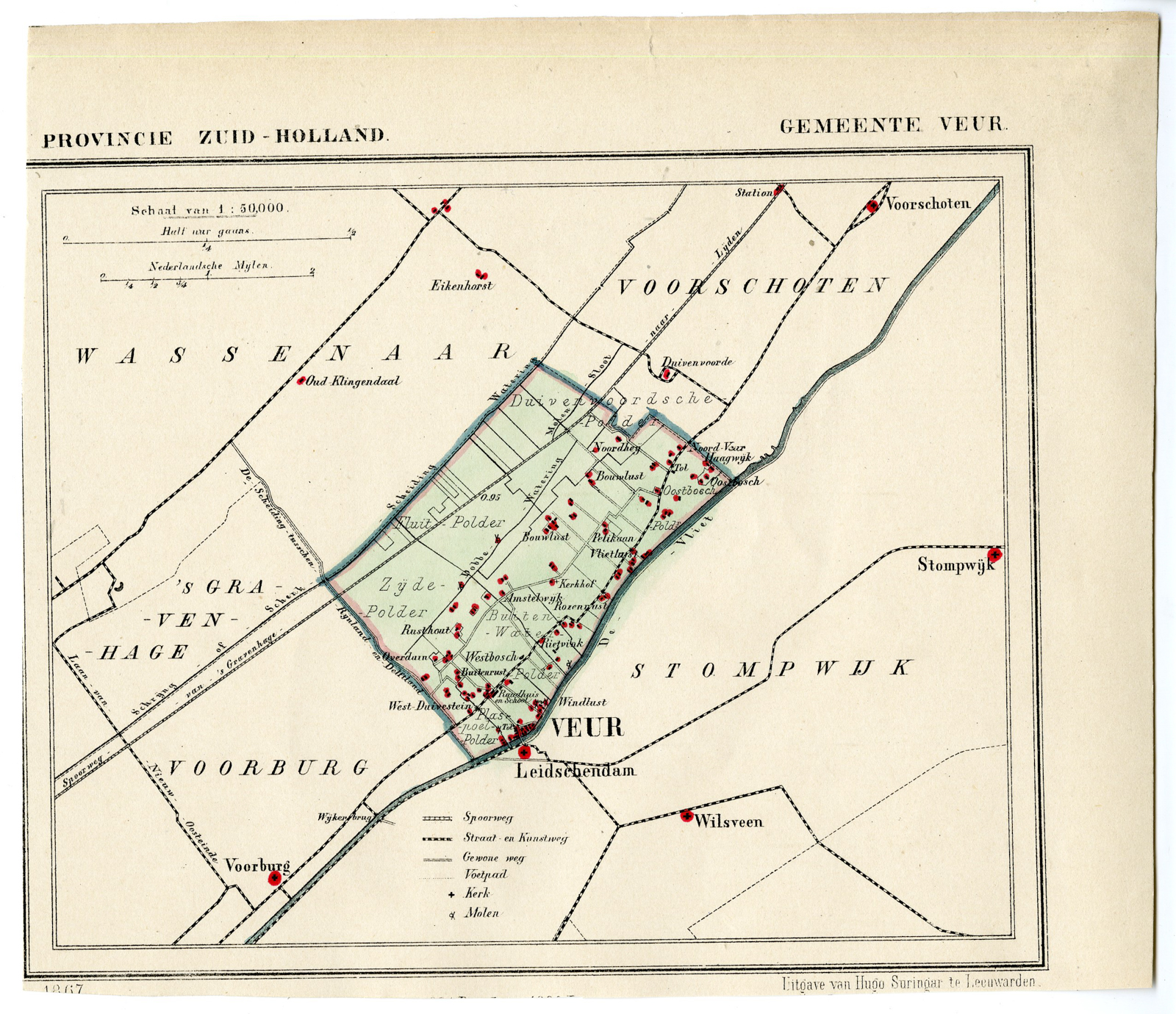 , Kuyper city plans – The Netherlands – 1, Pictura Antique Prints