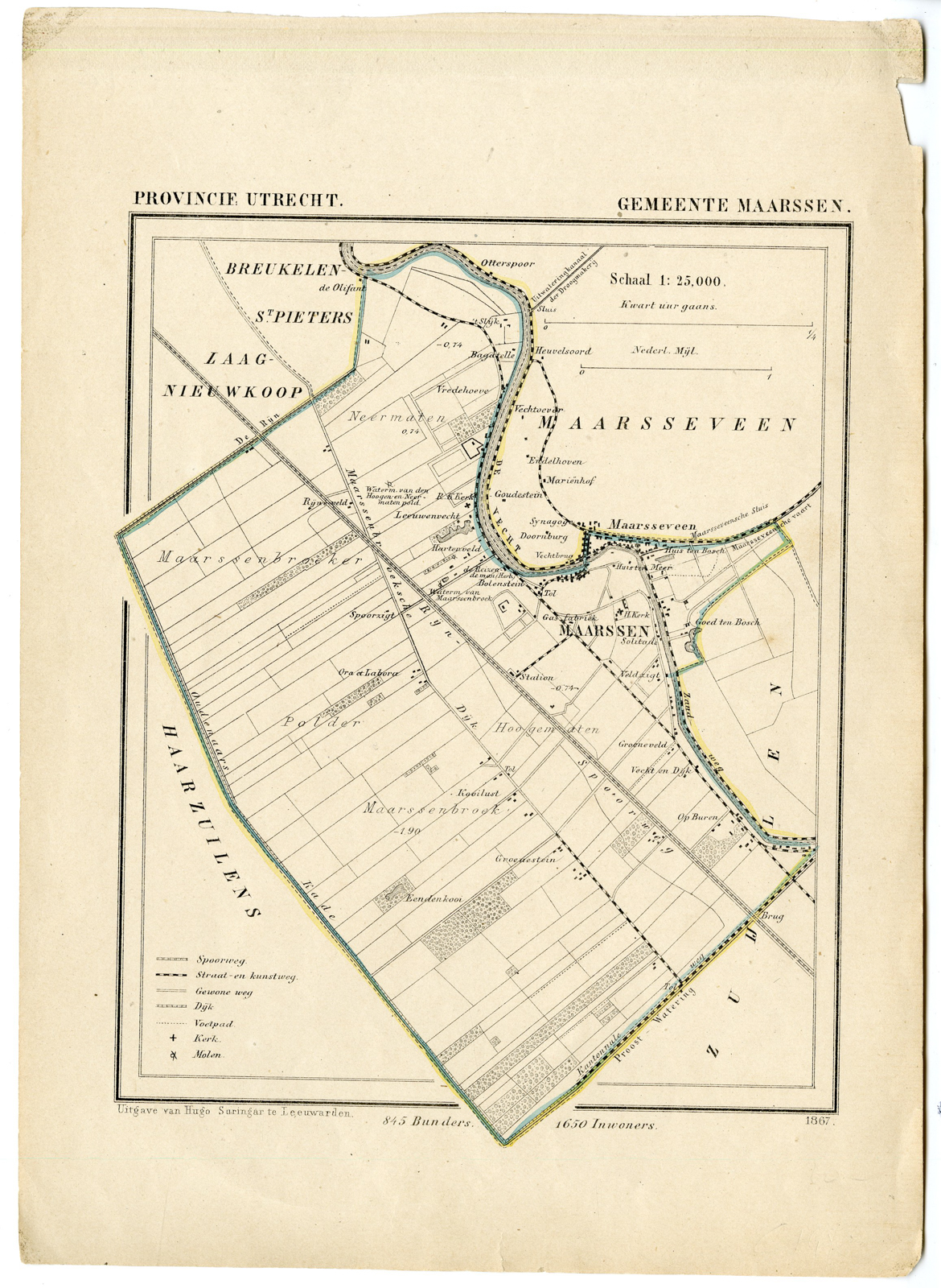, Kuyper city plans – The Netherlands – 1, Pictura Antique Prints