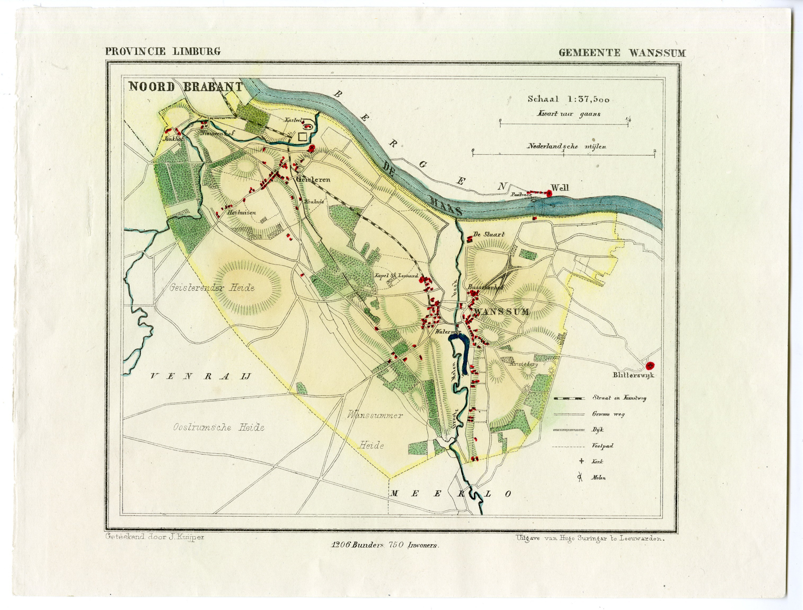 , Kuyper city plans – The Netherlands – 1, Pictura Antique Prints