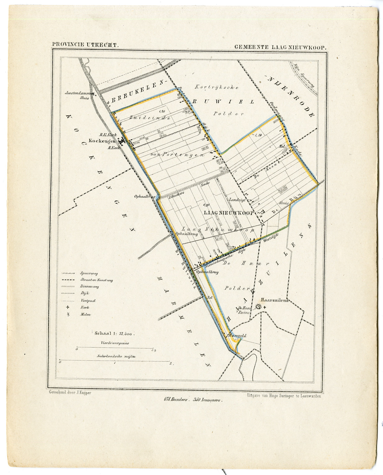 , Kuyper city plans – The Netherlands – 1, Pictura Antique Prints