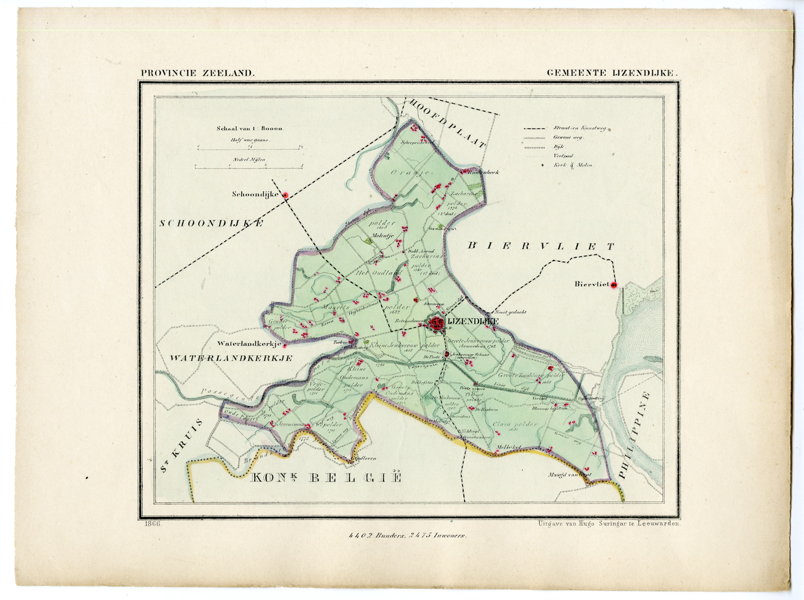 , Kuyper city plans – The Netherlands – 1, Pictura Antique Prints