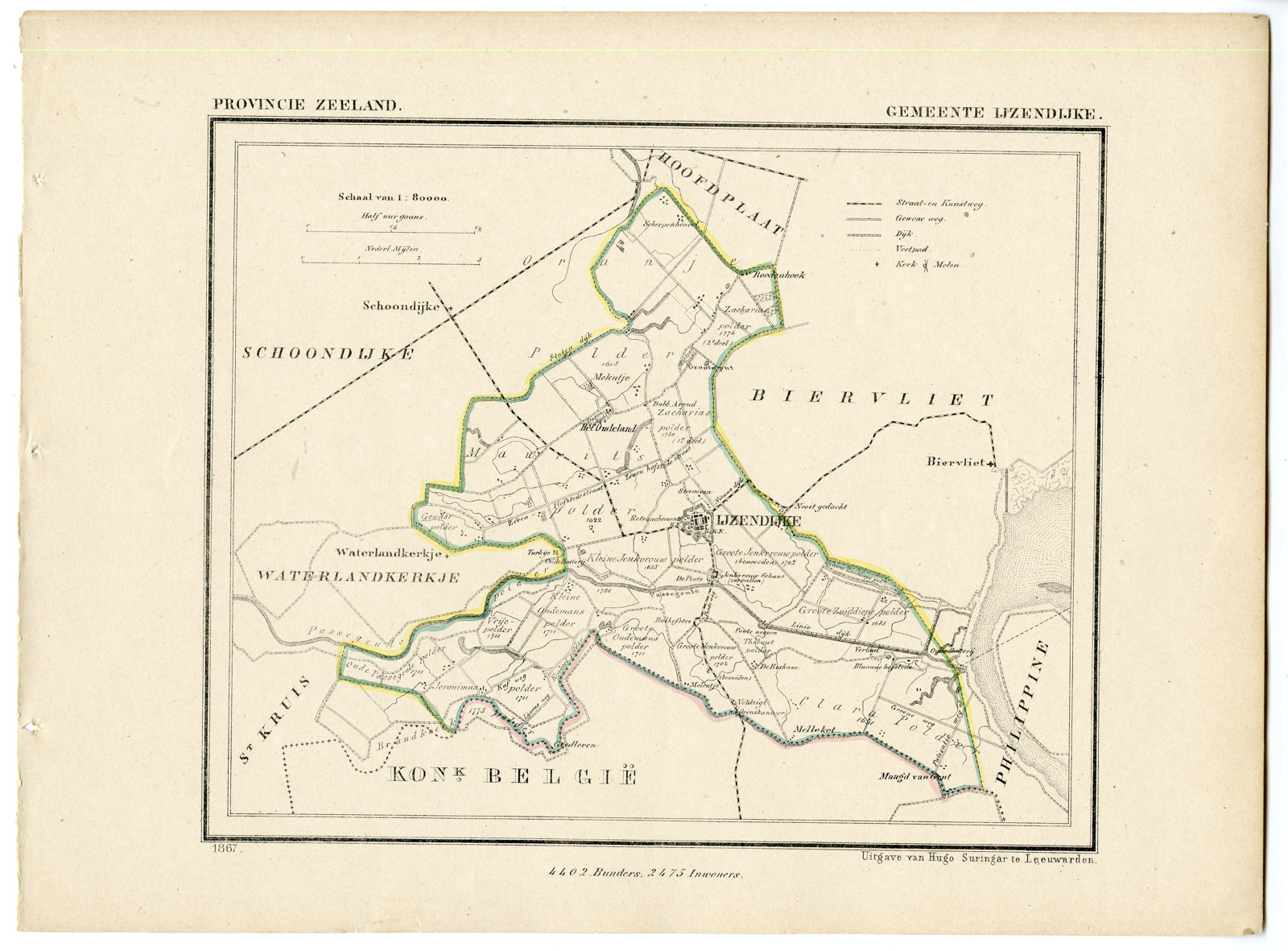, Kuyper city plans – The Netherlands – 1, Pictura Antique Prints