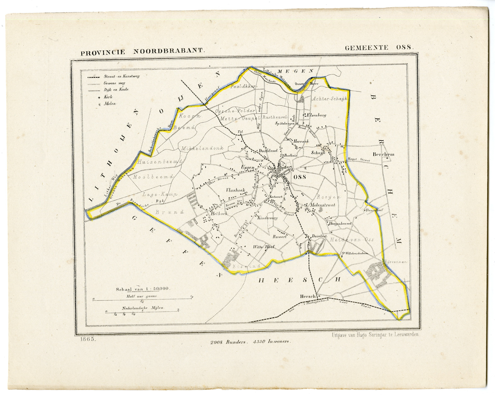 , Kuyper city plans – The Netherlands – 1, Pictura Antique Prints