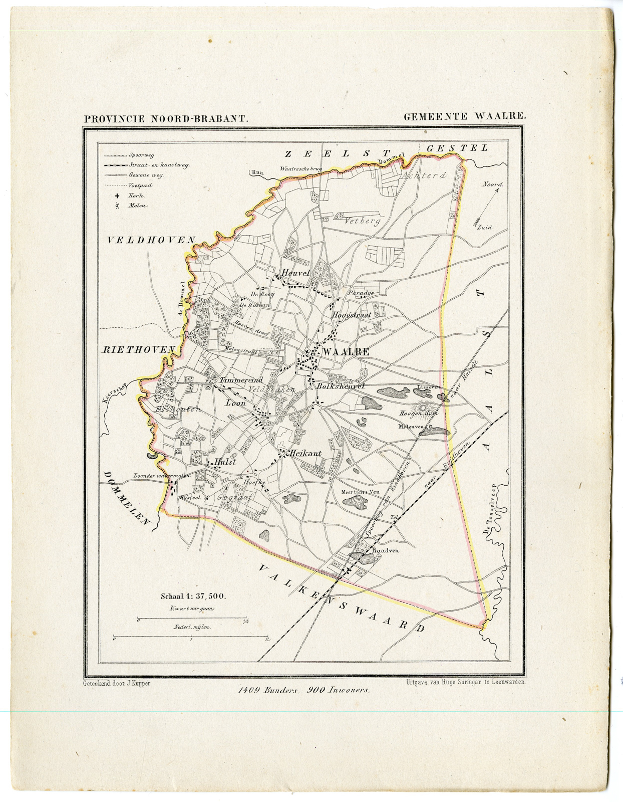 , Kuyper city plans – The Netherlands – 2, Pictura Antique Prints