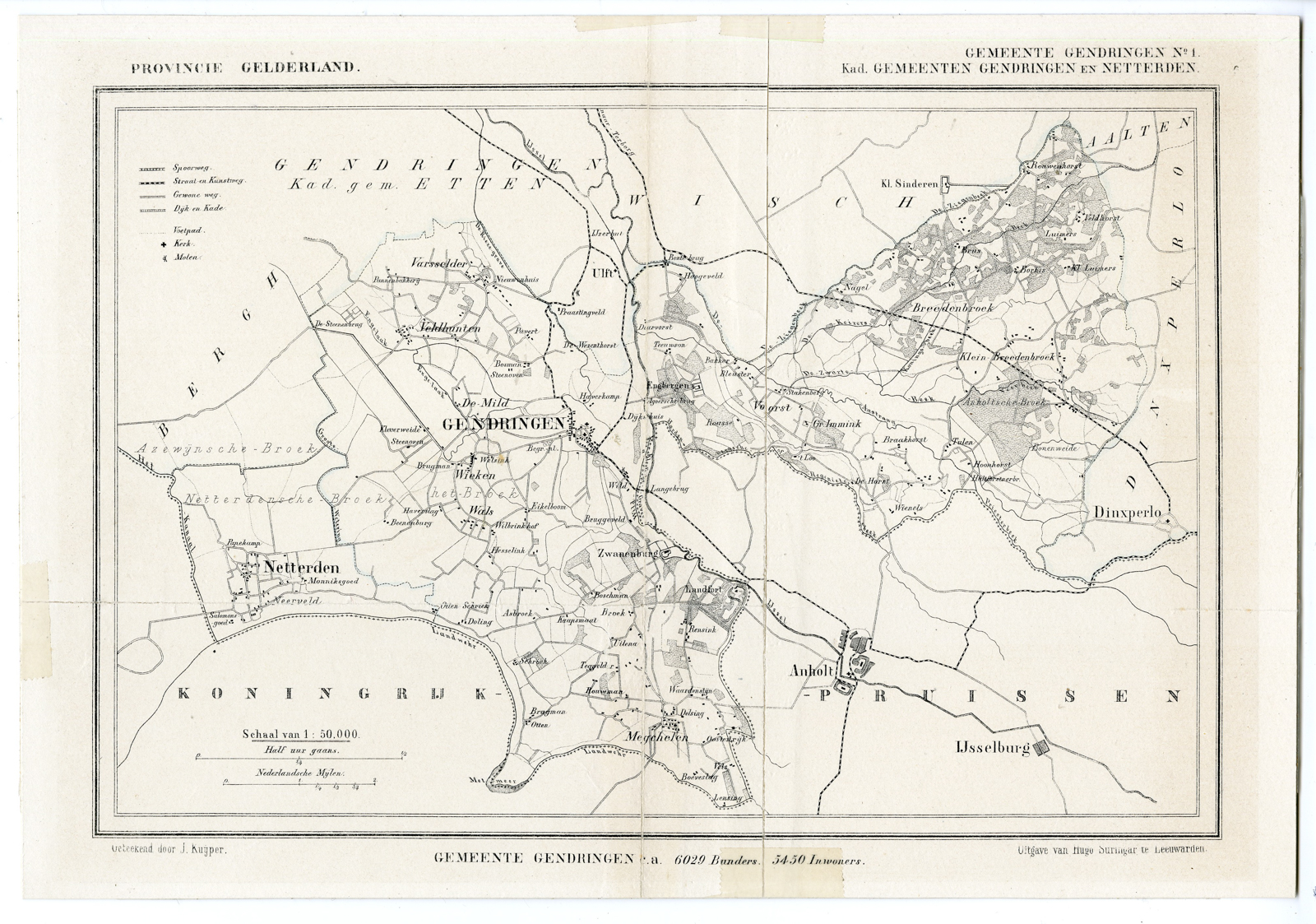 , Kuyper city plans – The Netherlands – 2, Pictura Antique Prints