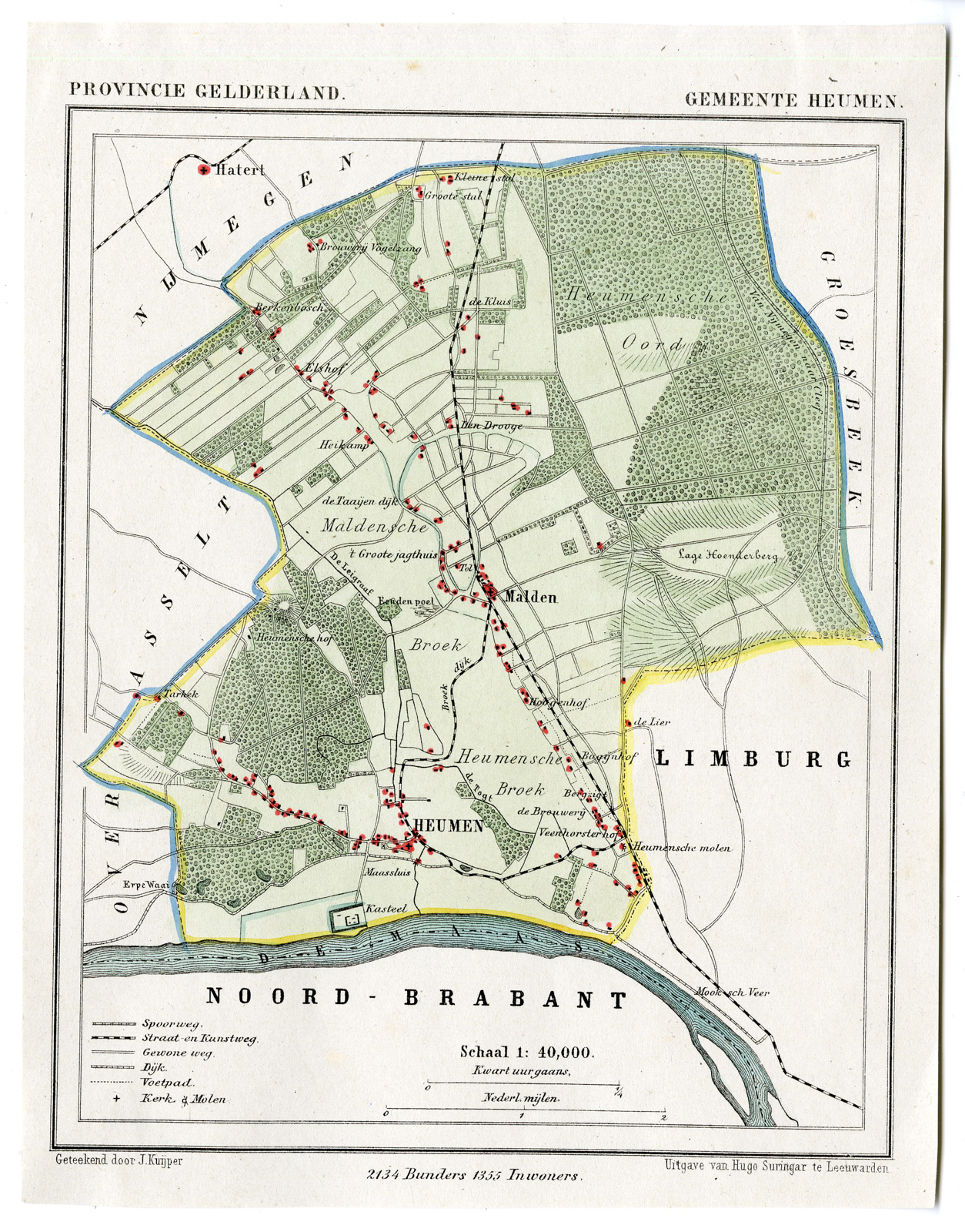 , Kuyper city plans – The Netherlands – 2, Pictura Antique Prints