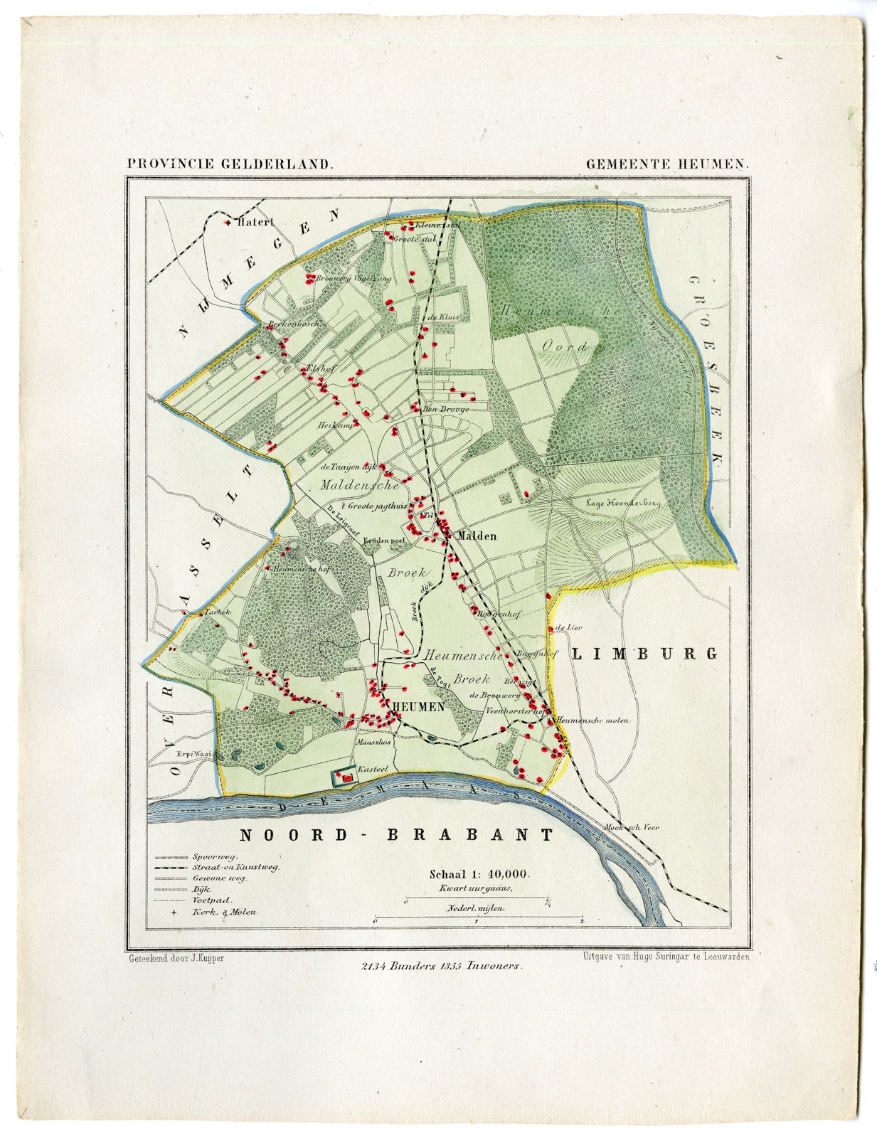 , Kuyper city plans – The Netherlands – 2, Pictura Antique Prints