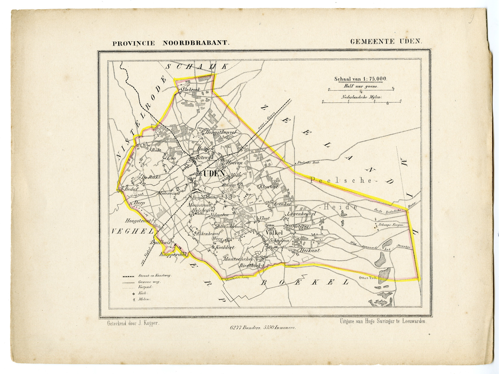 , Kuyper city plans – The Netherlands – 2, Pictura Antique Prints