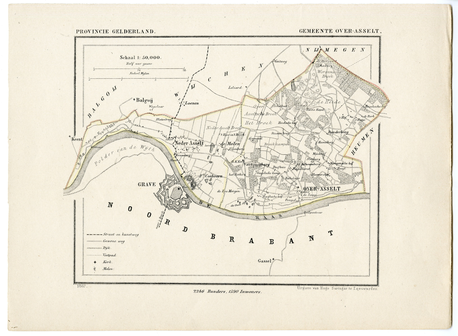 , Kuyper city plans – The Netherlands – 1, Pictura Antique Prints