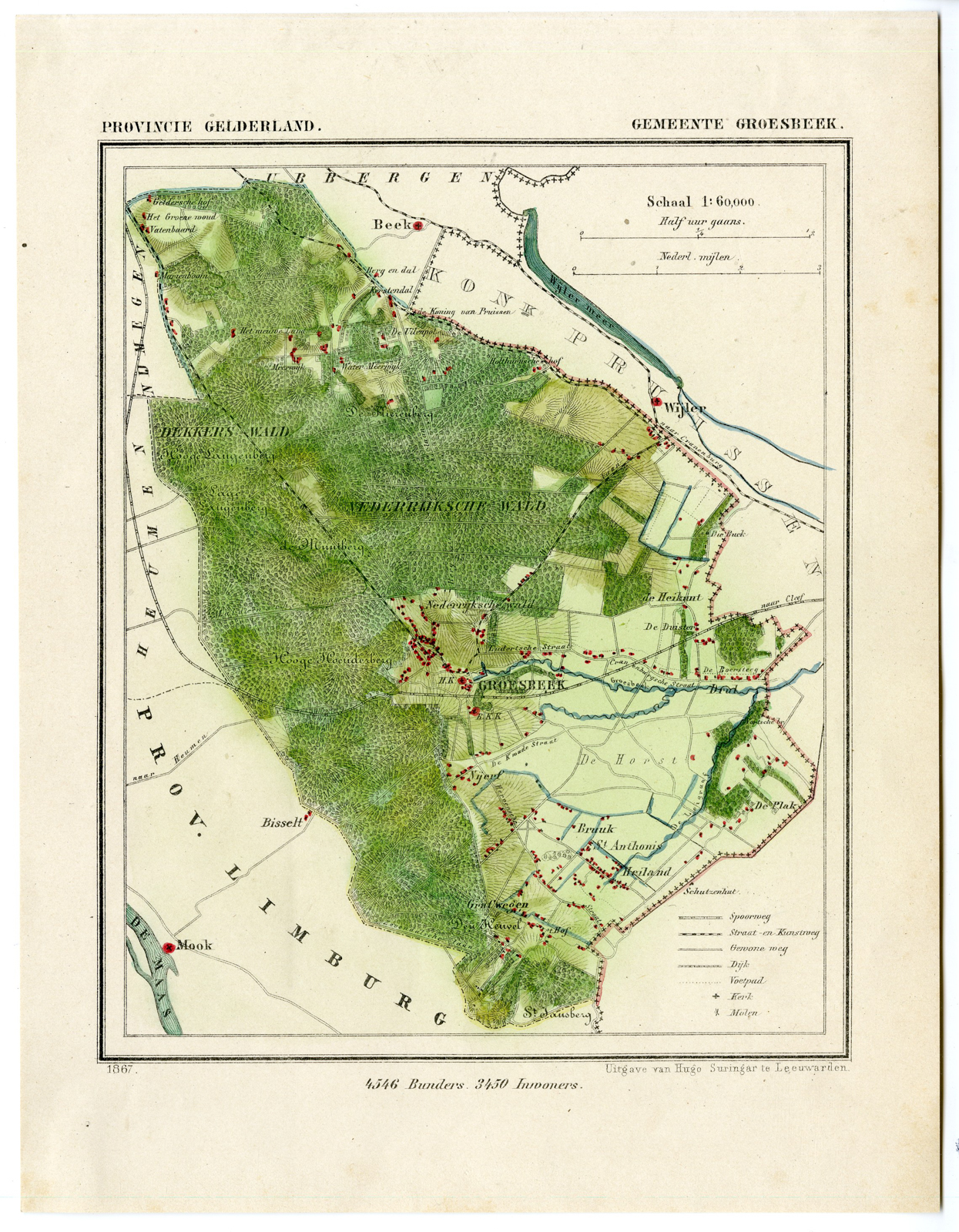 , Kuyper city plans – The Netherlands – 1, Pictura Antique Prints