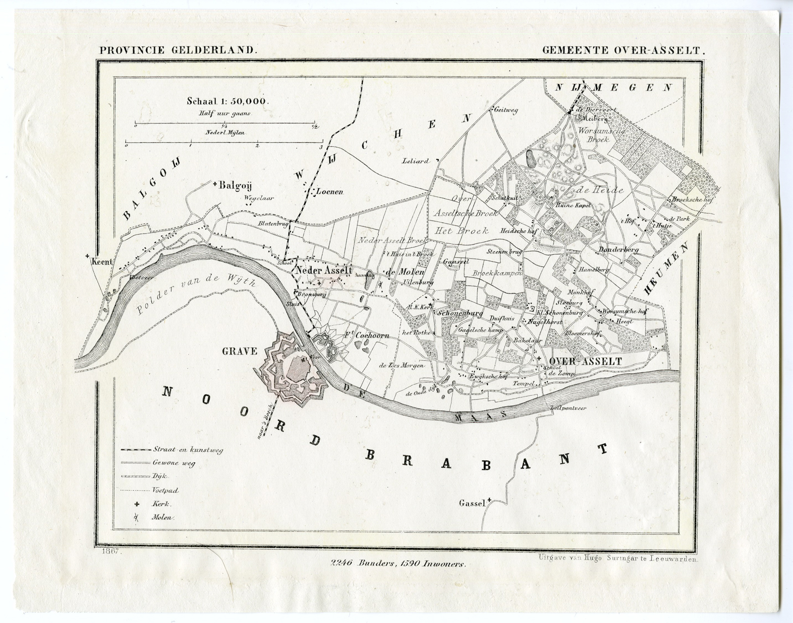, Kuyper city plans – The Netherlands – 1, Pictura Antique Prints