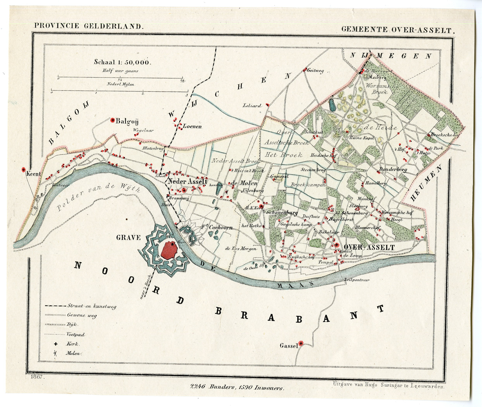 , Kuyper city plans – The Netherlands – 1, Pictura Antique Prints