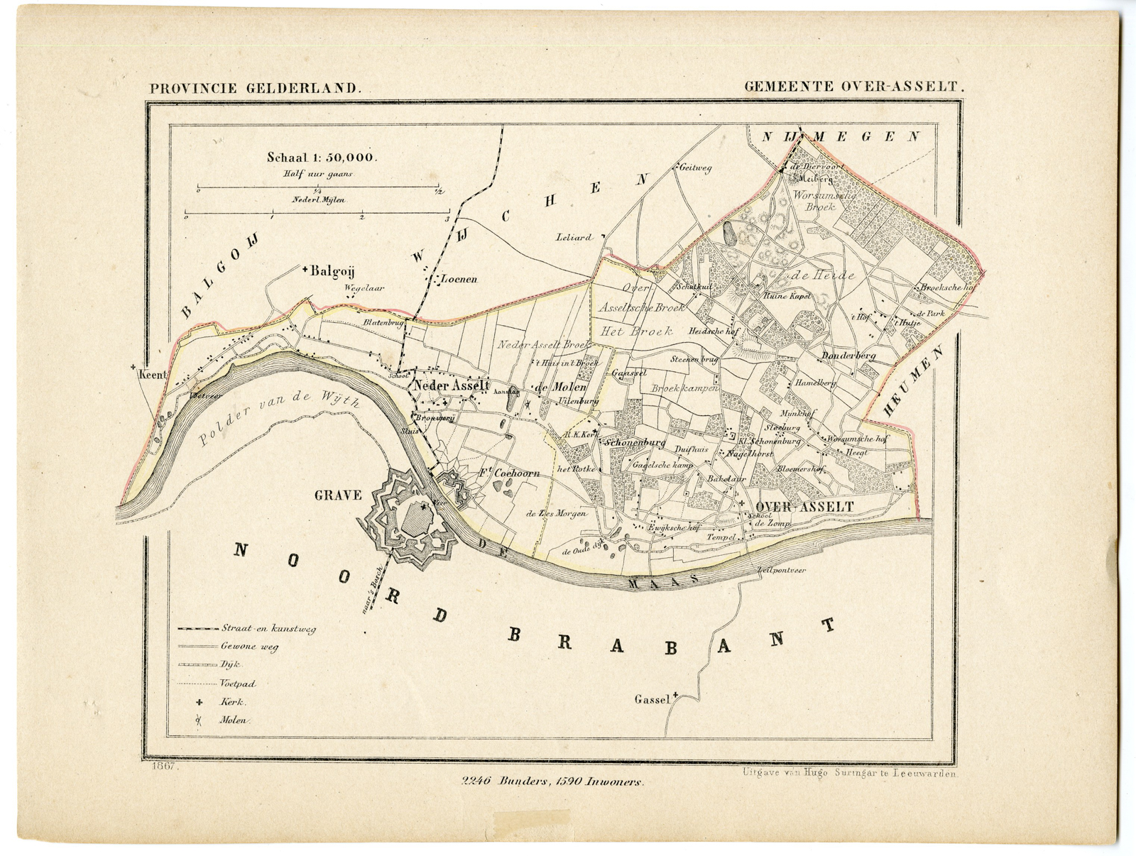 , Kuyper city plans – The Netherlands – 1, Pictura Antique Prints