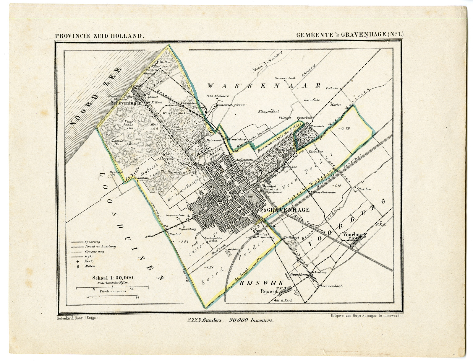 , Kuyper city plans – The Netherlands – 1, Pictura Antique Prints