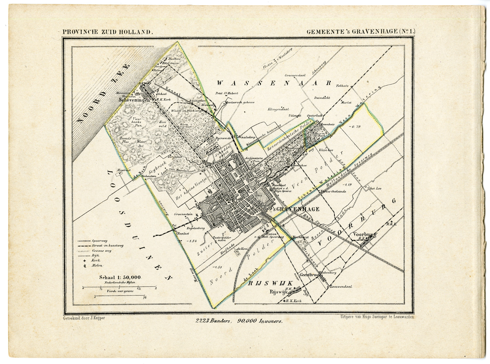 , Kuyper city plans – The Netherlands – 1, Pictura Antique Prints