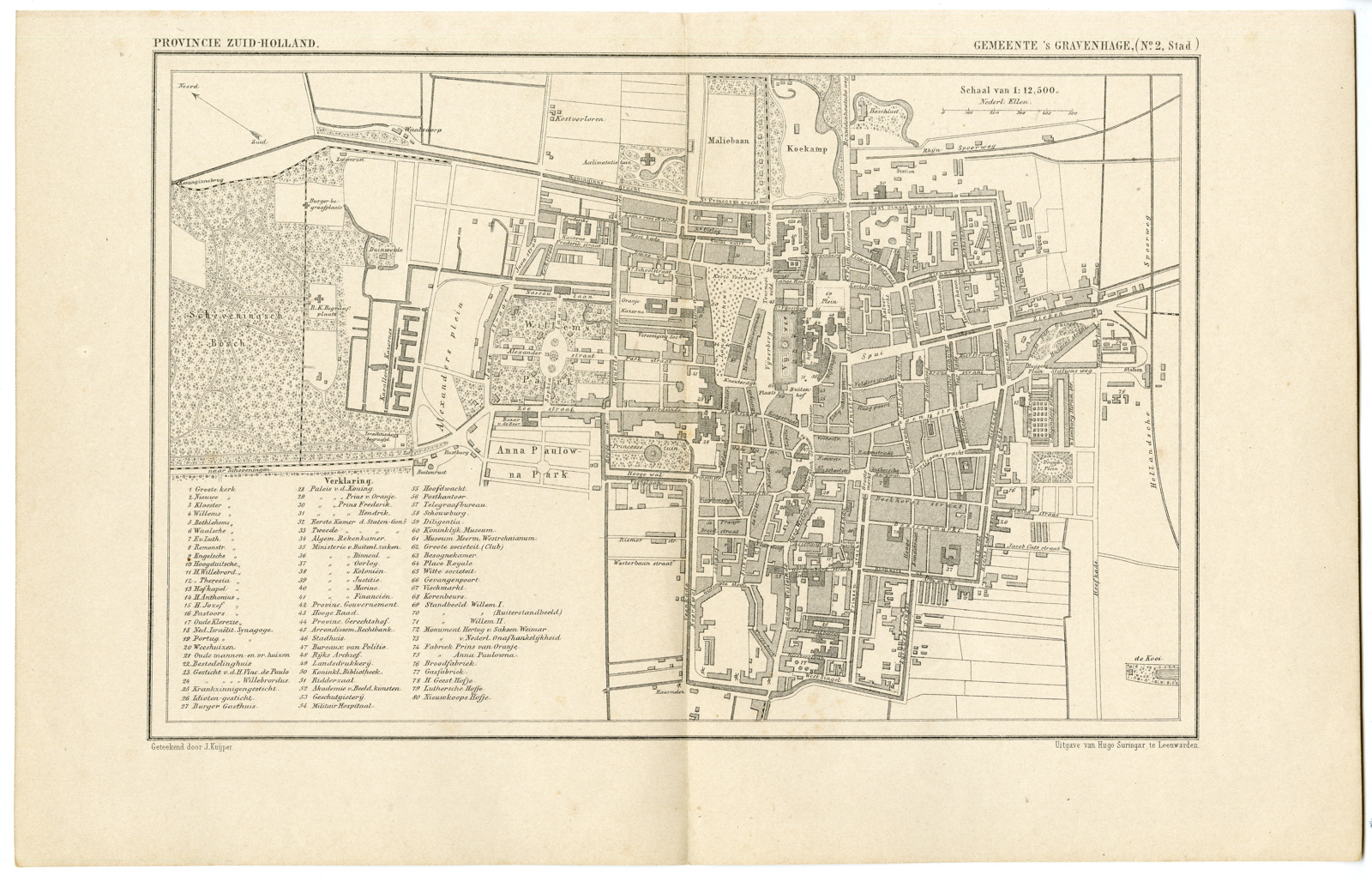 , Kuyper city plans – The Netherlands – 1, Pictura Antique Prints