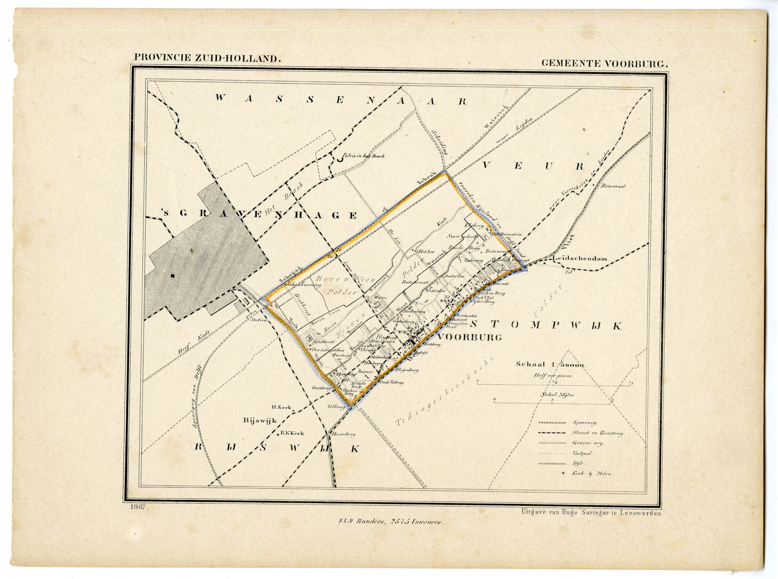, Kuyper city plans – The Netherlands – 1, Pictura Antique Prints