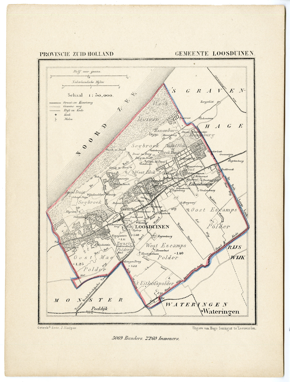 , Kuyper city plans – The Netherlands – 1, Pictura Antique Prints