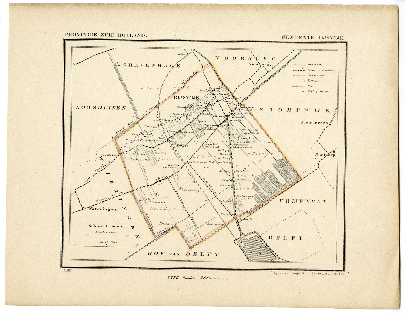 , Kuyper city plans – The Netherlands – 1, Pictura Antique Prints