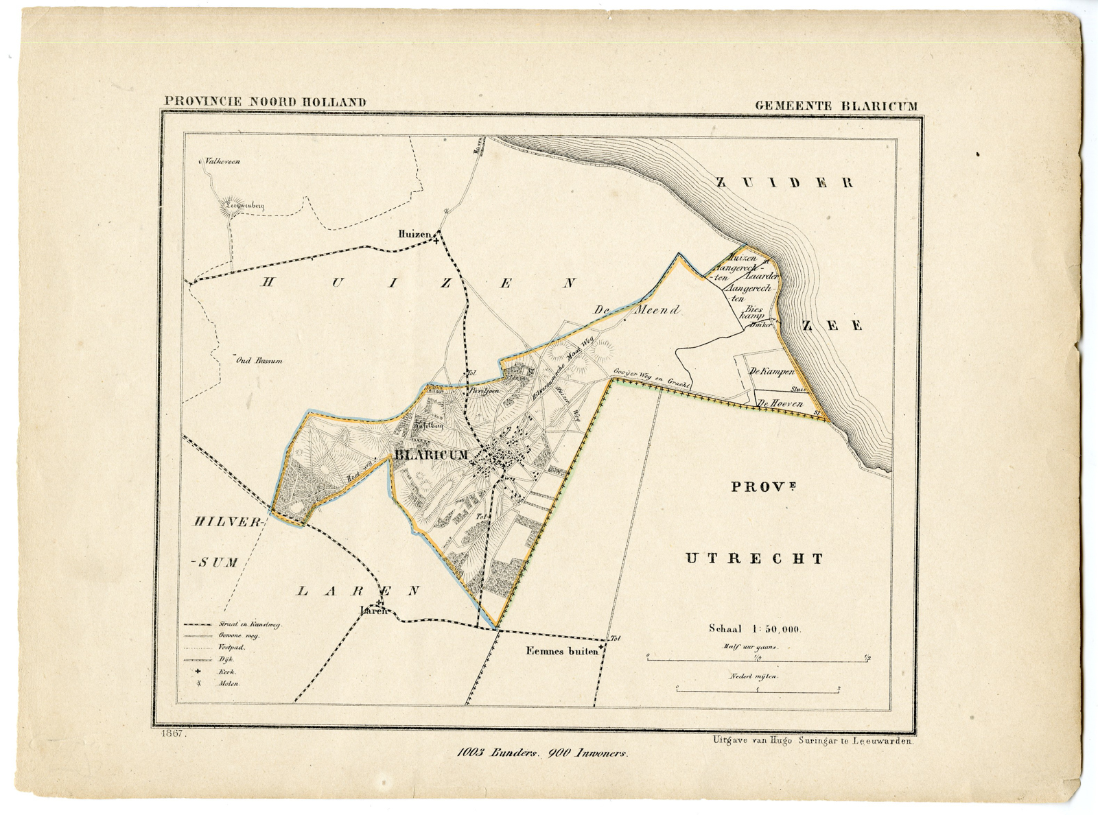 , Kuyper city plans – The Netherlands – 1, Pictura Antique Prints