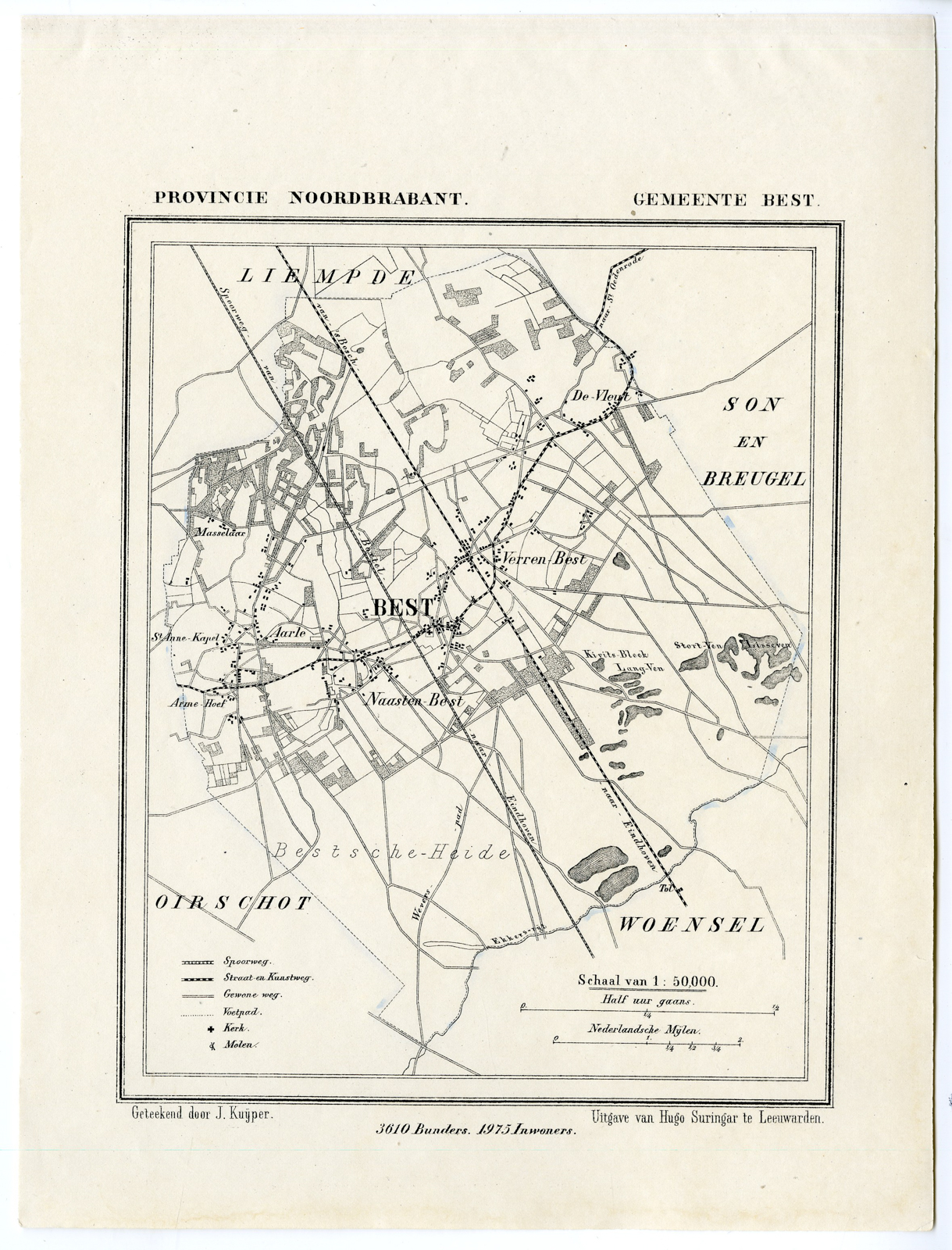 , Kuyper city plans – The Netherlands – 1, Pictura Antique Prints