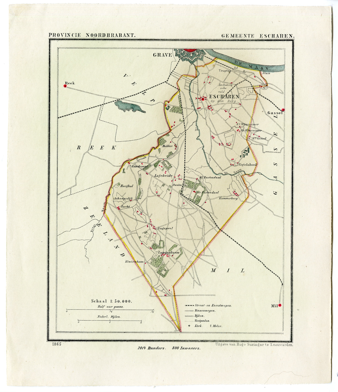 , Kuyper city plans – The Netherlands – 1, Pictura Antique Prints