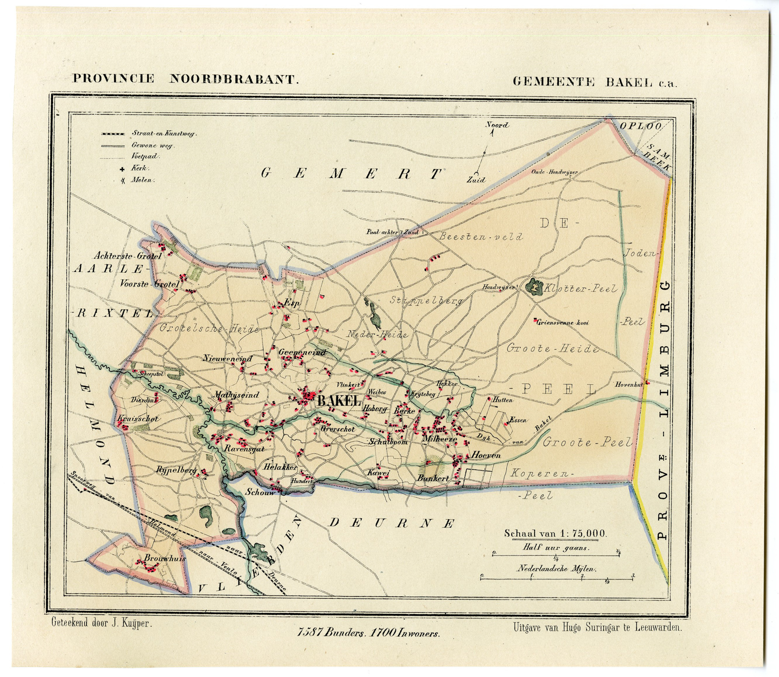 , Kuyper city plans – The Netherlands – 1, Pictura Antique Prints