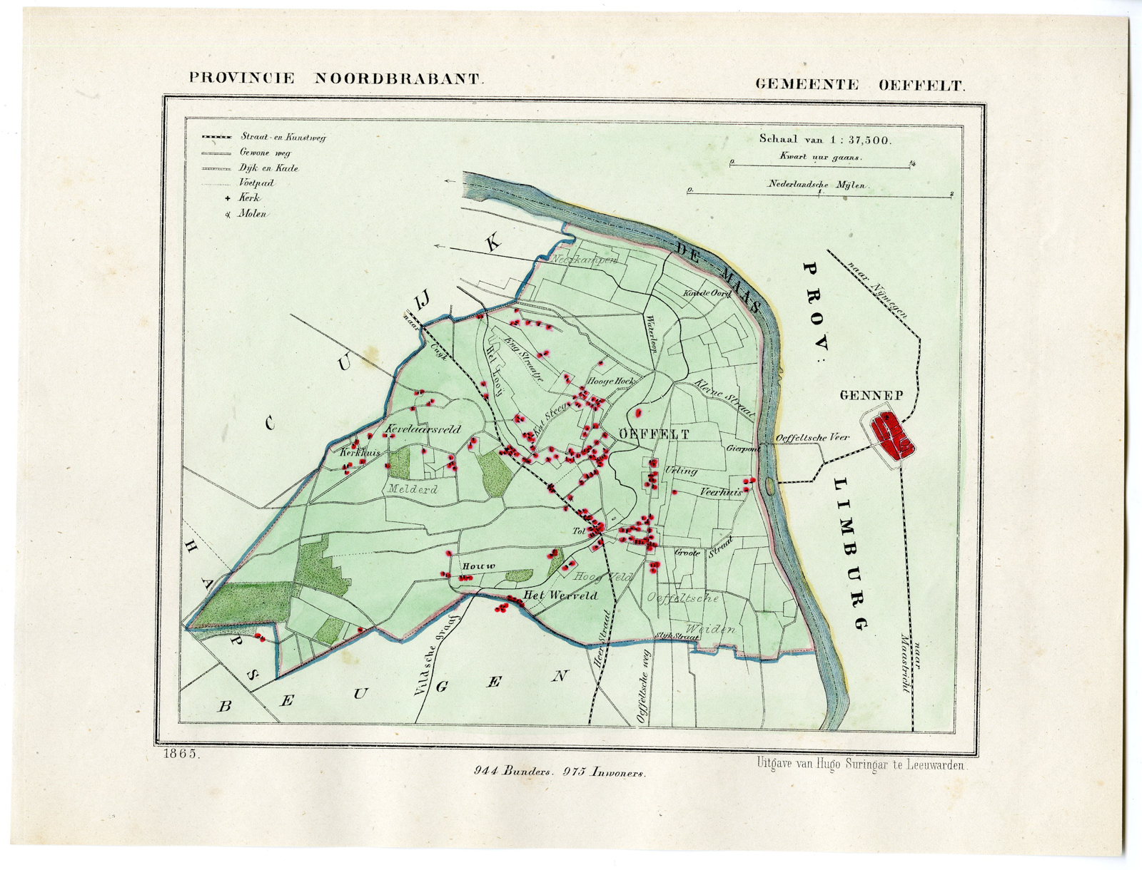 , Kuyper city plans – The Netherlands – 1, Pictura Antique Prints