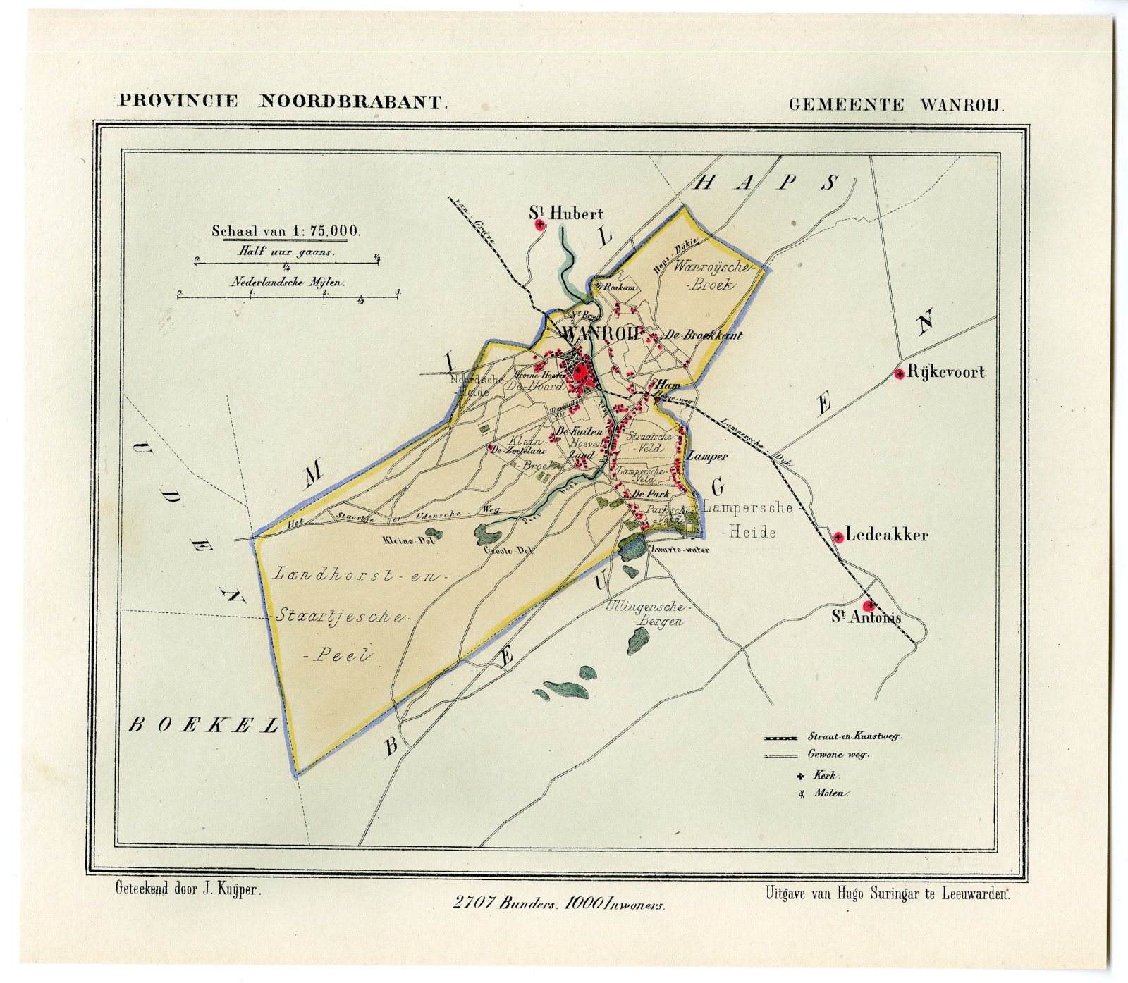 , Kuyper city plans – The Netherlands – 1, Pictura Antique Prints
