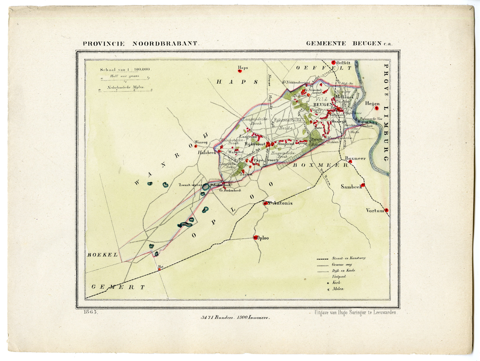, Kuyper city plans – The Netherlands – 1, Pictura Antique Prints
