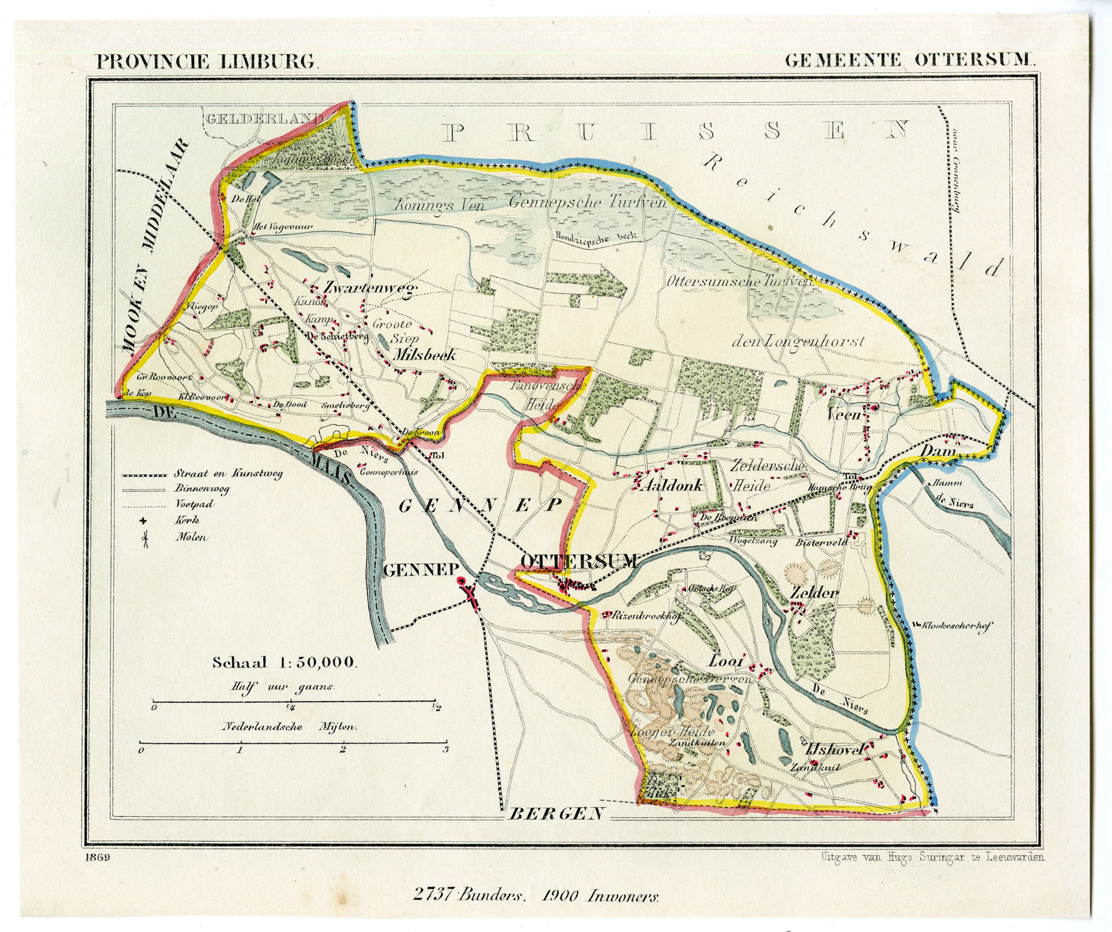 , Kuyper city plans – The Netherlands – 1, Pictura Antique Prints
