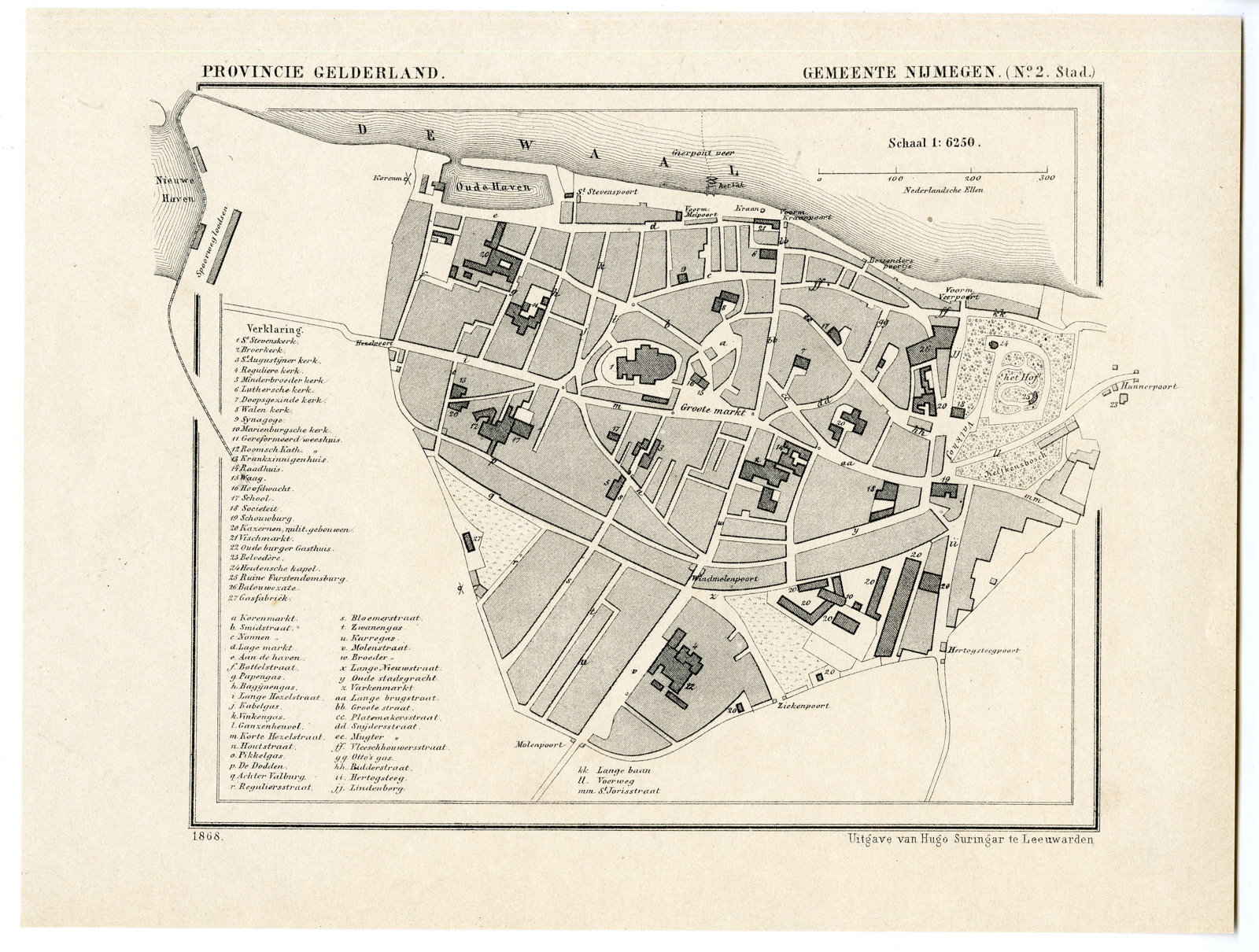 , Kuyper city plans – The Netherlands – 1, Pictura Antique Prints