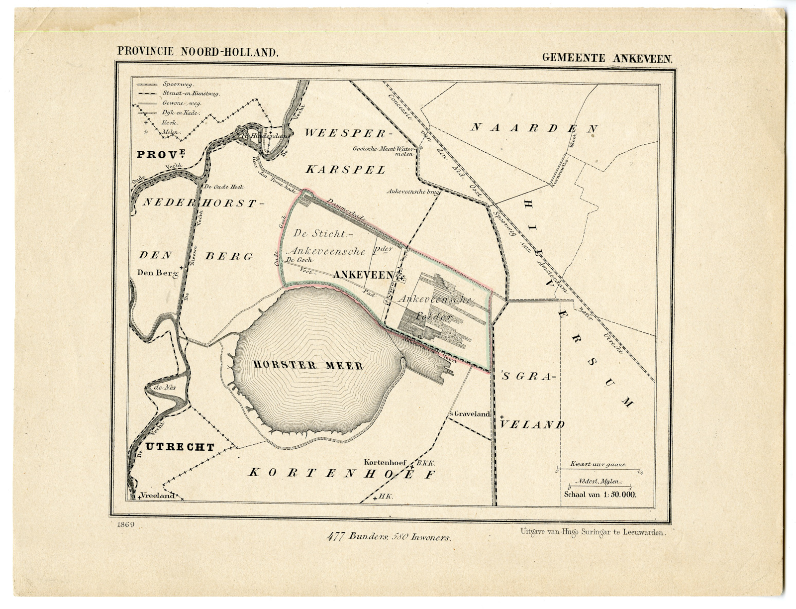 , Kuyper city plans – The Netherlands – 1, Pictura Antique Prints