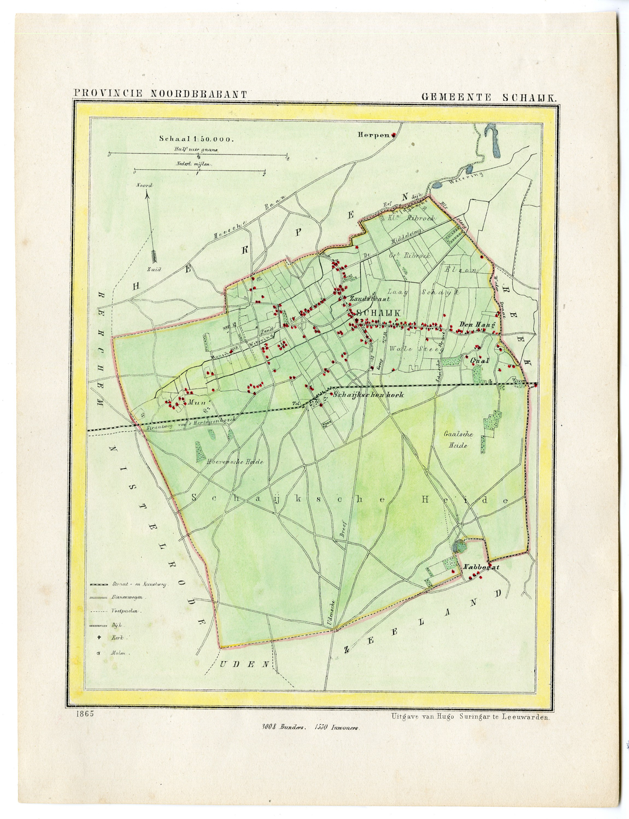 , Kuyper city plans – The Netherlands – 1, Pictura Antique Prints