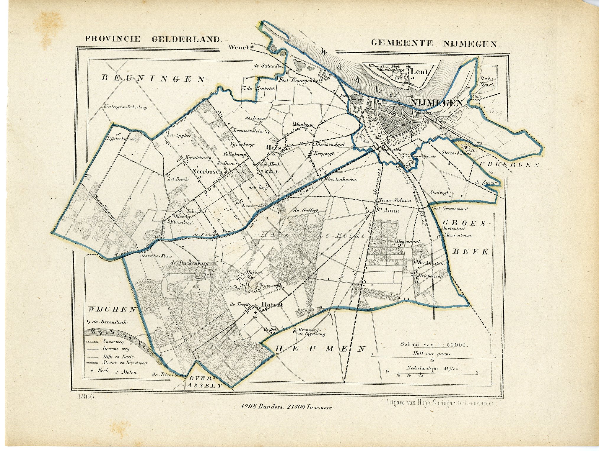 , Kuyper city plans – The Netherlands – 2, Pictura Antique Prints