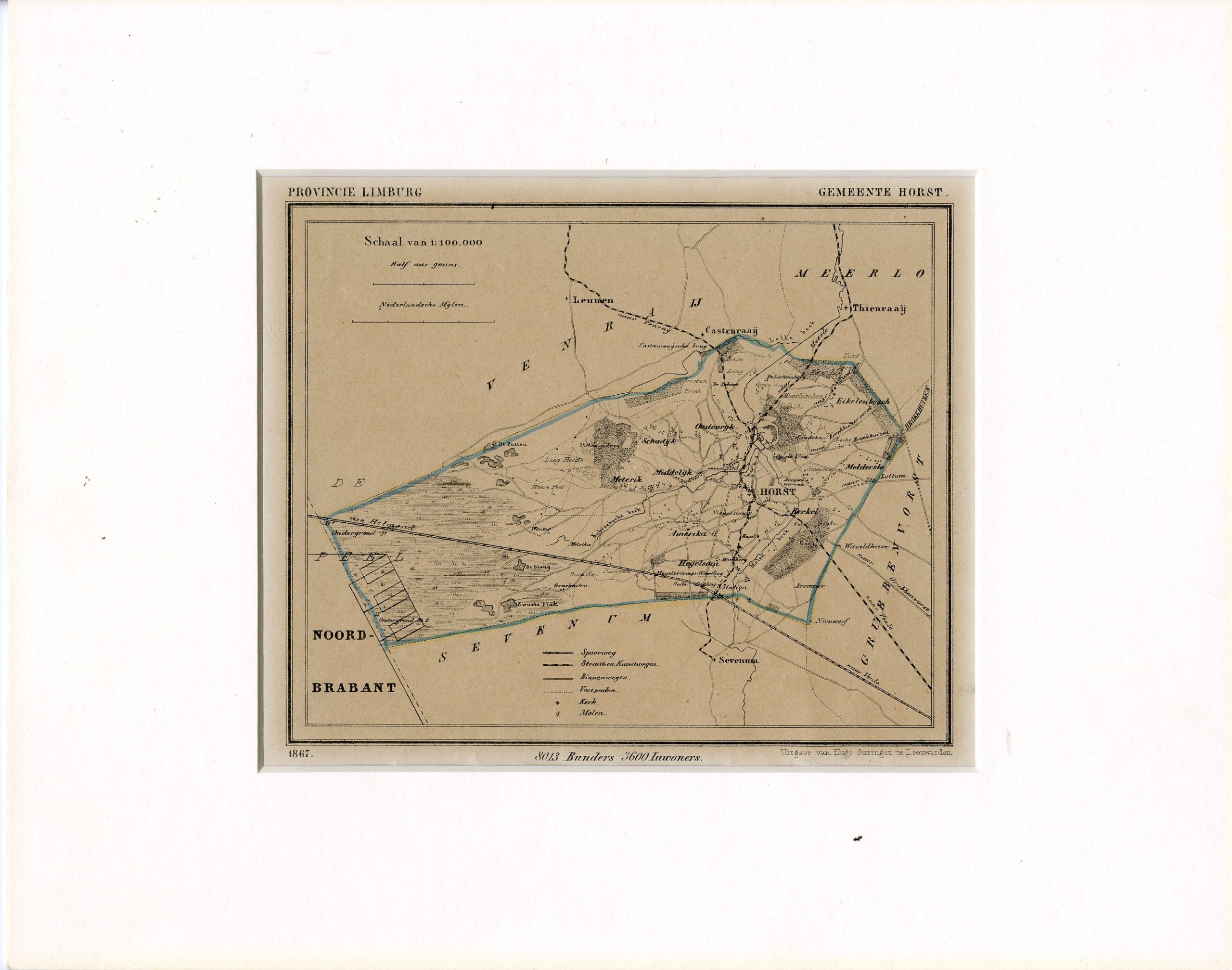 , Kuyper city plans – The Netherlands – 2, Pictura Antique Prints