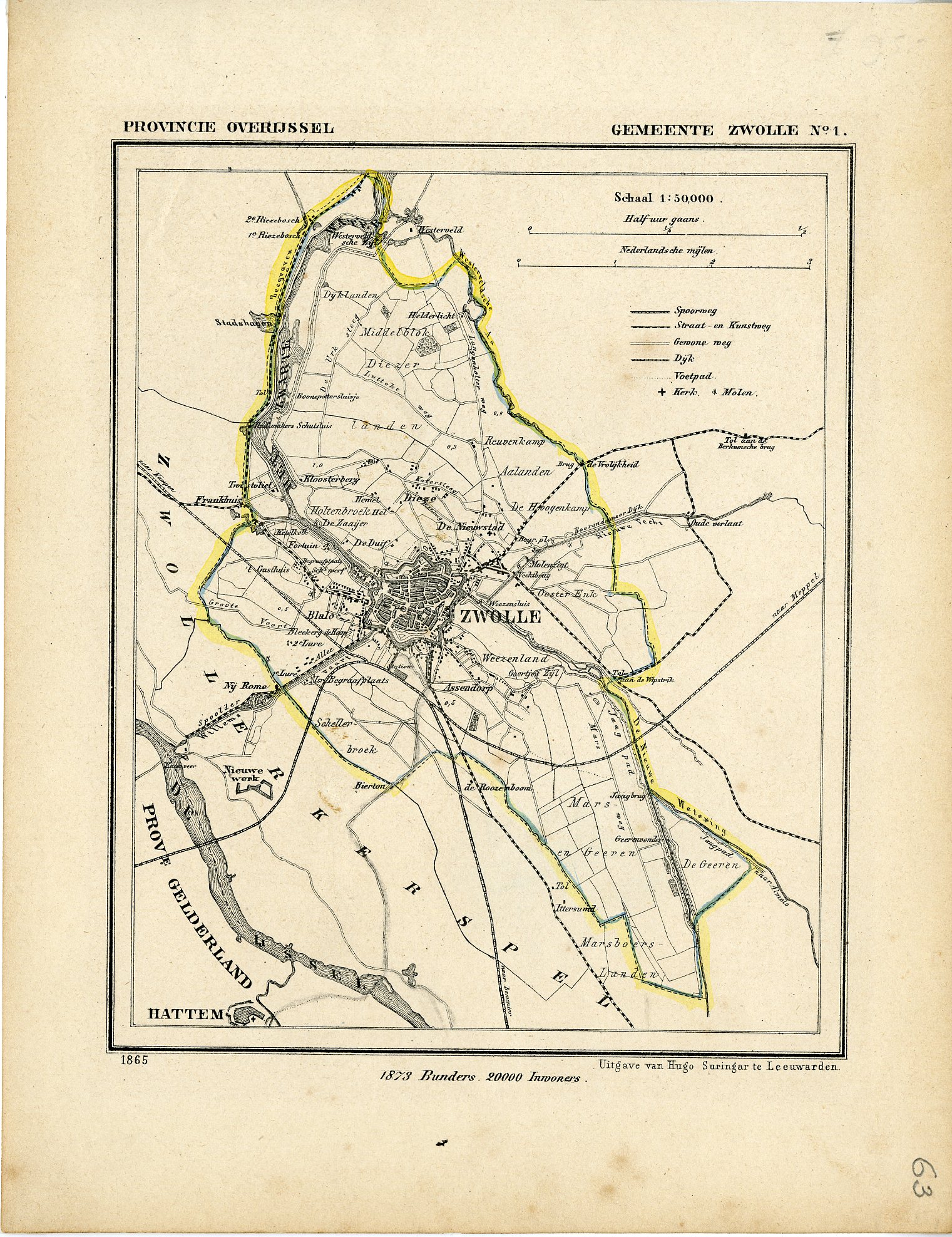 , Kuyper city plans – The Netherlands – 2, Pictura Antique Prints