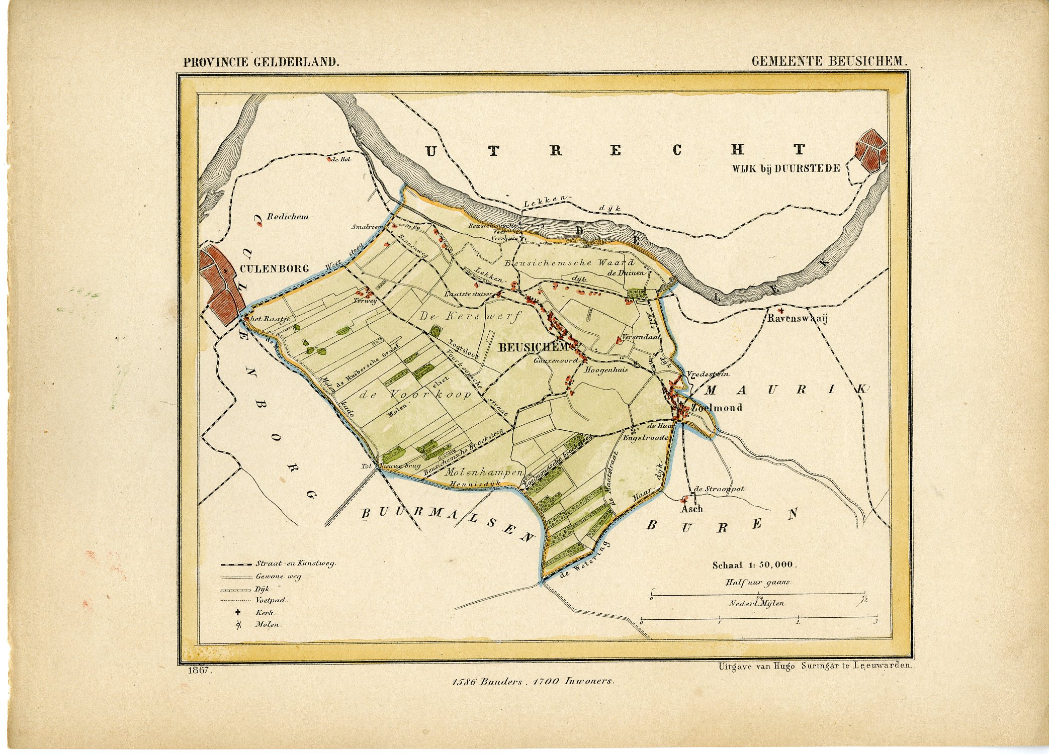 , Kuyper city plans – The Netherlands – 2, Pictura Antique Prints