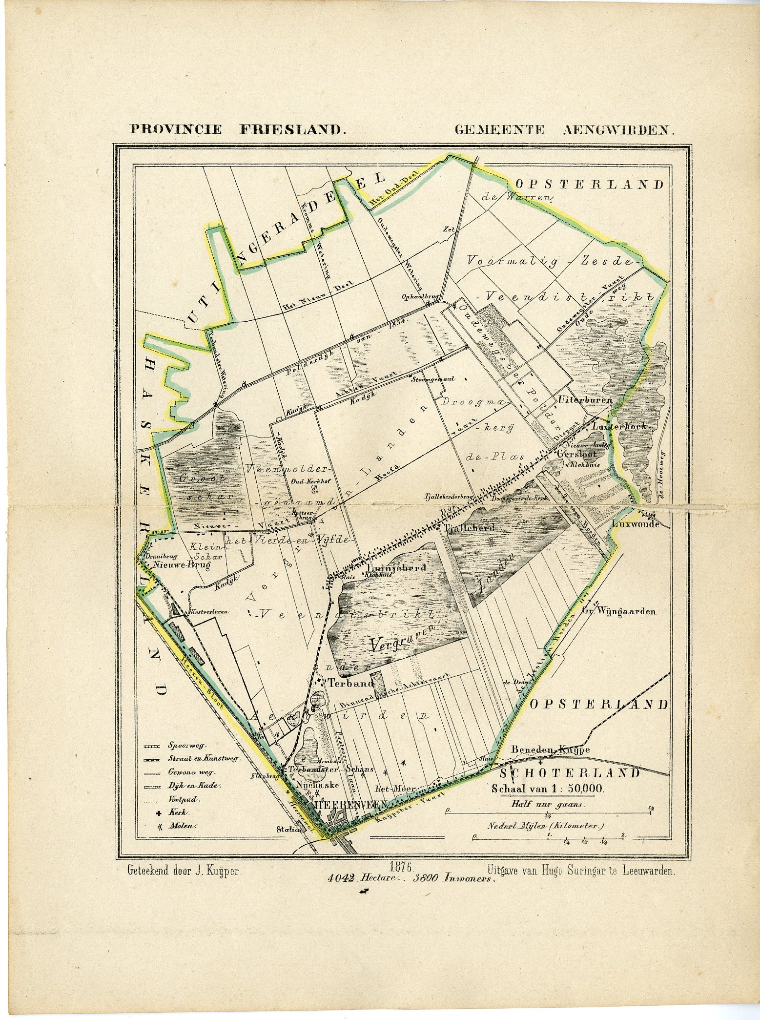 , Kuyper city plans – The Netherlands – 2, Pictura Antique Prints