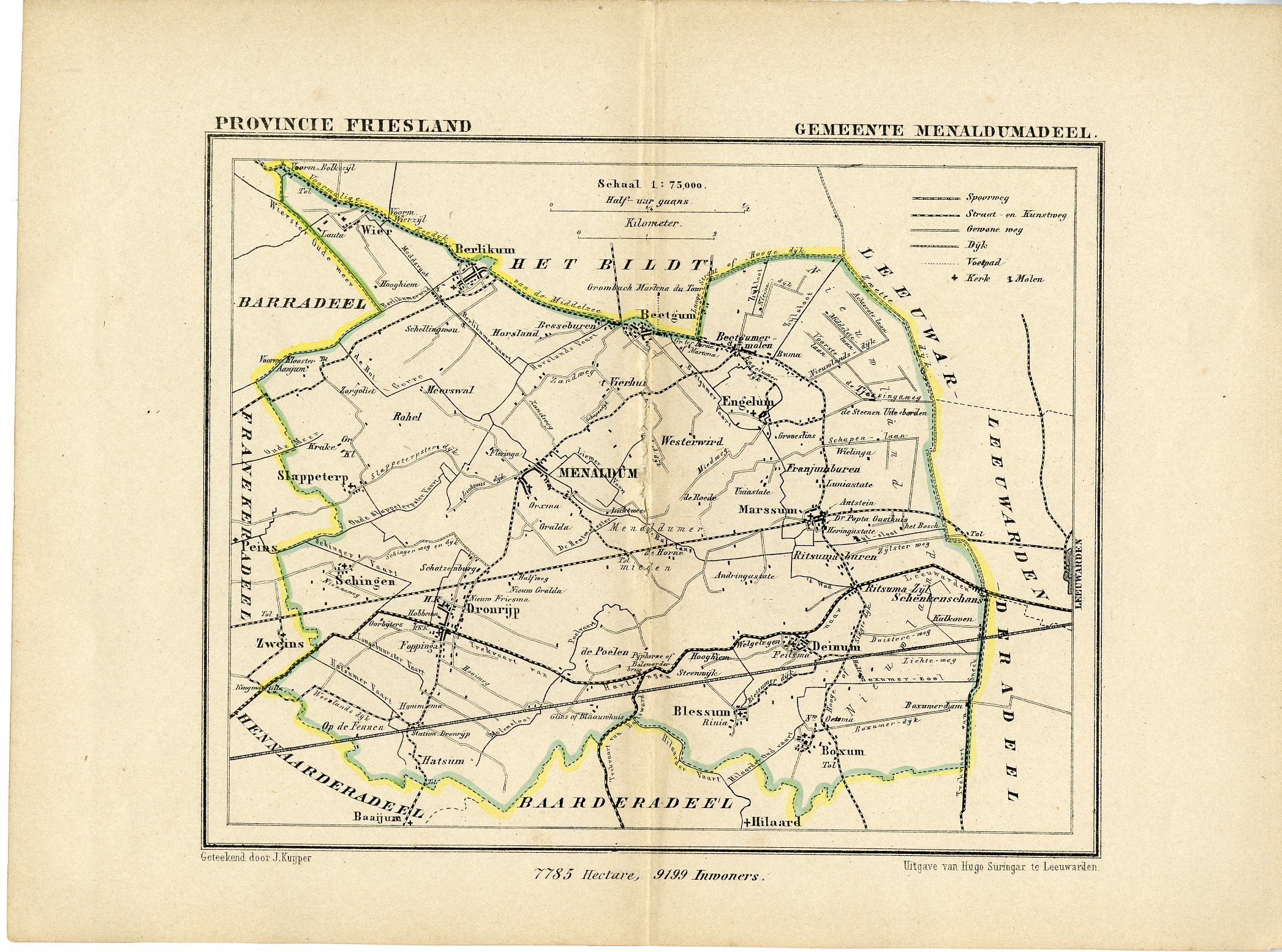 , Kuyper city plans – The Netherlands – 2, Pictura Antique Prints