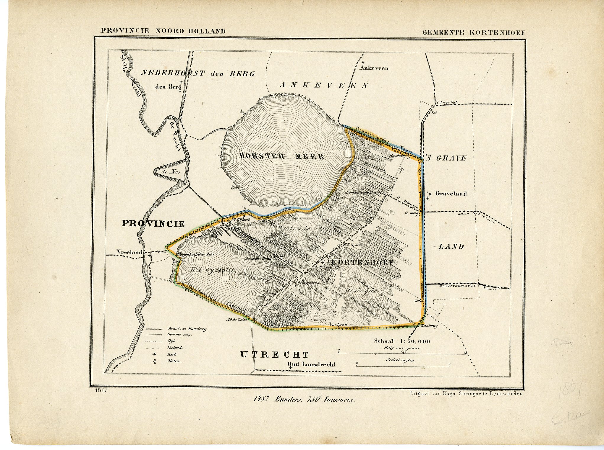 , Kuyper city plans – The Netherlands – 2, Pictura Antique Prints