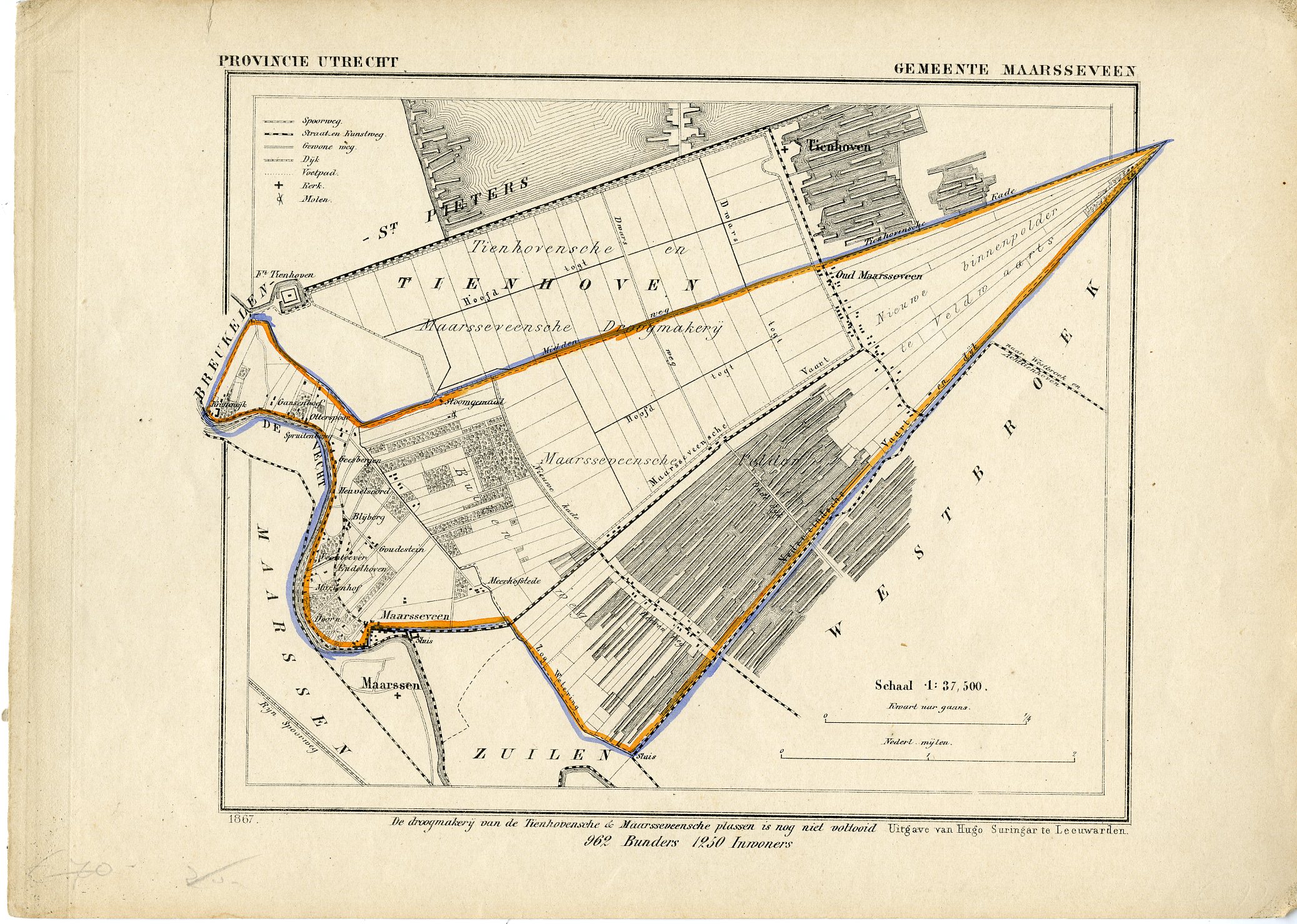 , Kuyper city plans – The Netherlands – 2, Pictura Antique Prints
